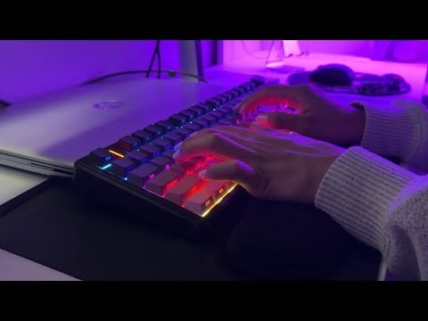 ASMR | Keyboard typing ⌨️😴☁️
