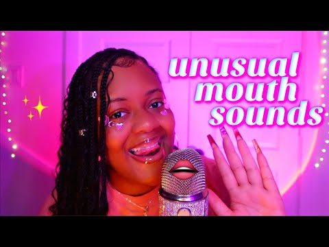 ASMR | UNUSUAL MOUTH SOUNDS TO MELT YOUR BRAIN 🧠🫠✨(*NEW MOUTH SOUNDS*)