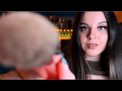 ASMR Tu amiga te peina y maquilla para ir a una fiesta ♡