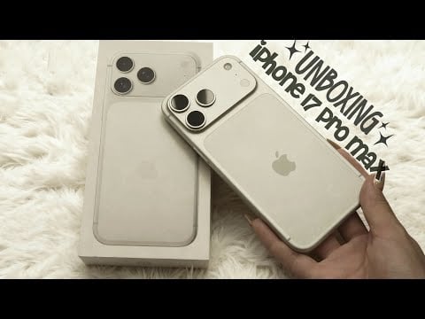 UNBOXING IPHONE 17 PRO MAX (512gb) - Prateado 🤍 ASMR 