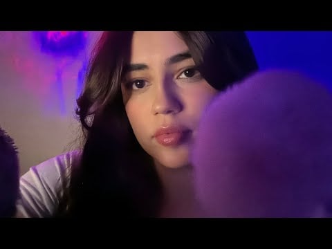 ASMR Gentle Personal Attention For SLEEP ( mouth sounds, inaudible whispers, hand movements)