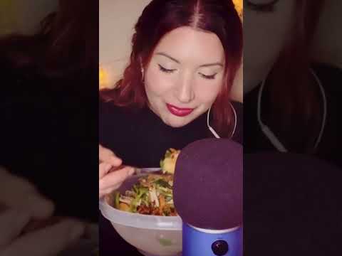 ASMR Eating Salad #mukbang