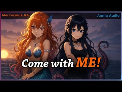 [FF4M] 🧜‍♀️ Dragged Under Water & Made Into Merman Plaything by Yandere Mermaid - Ft. @AnnieAudio​