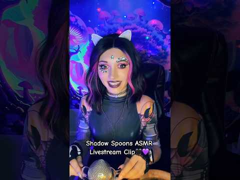 Live every night on TT 🖤💜 #asmr #asmrsounds #asmrspoons #tingles #live