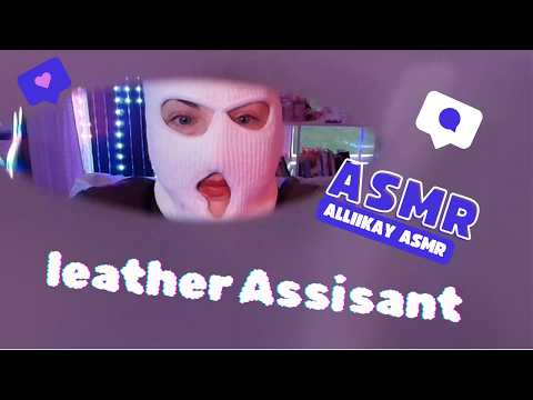 Kidnapped assistant ASMR ft  leathr