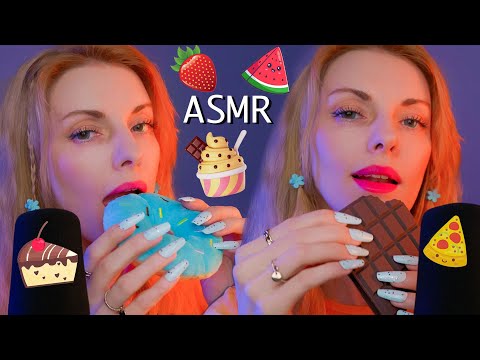 ASMR Fake Food Eating🍫🍓🍩 If You Get Bored Easily