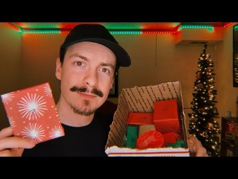 [ASMR] Opening an Advent Calendar Part 1 | Days 1-12