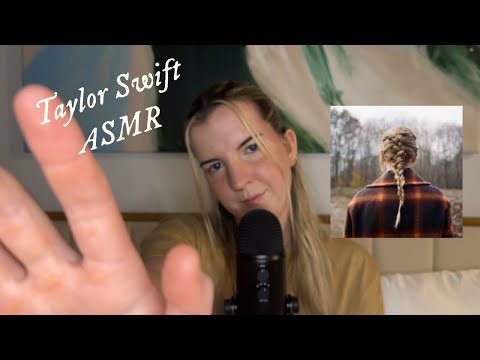 ASMR tingly taylor swift lyrics (evermore)🧡✨