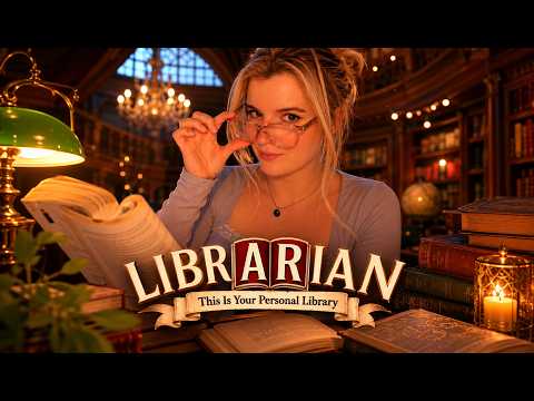 Ranger 3072 livres pour s'endormir... ? 🫣 Librarian 📖 - ASMR Gaming vendredi cosy 🎧