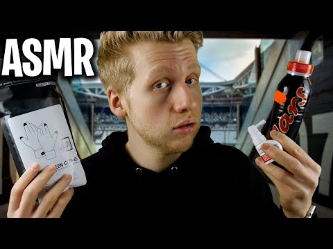ASMR | Einlasskontrolle am Stadion mit komischen Sachen! (Roleplay)