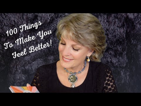 100 THINGS TO DO TO FEEL BETTER! READING TO YOU - ASMR