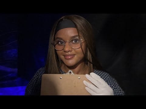 ASMR Caring Doctor Asks You Many Questions| Writing Sounds, Rain, Light Triggers, Gloves