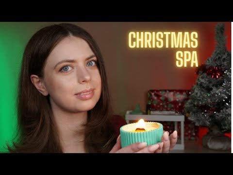 [ASMR] 🎄 Christmas Spa Session With Oil Face Massage | Personal Attention, Layered Sounds