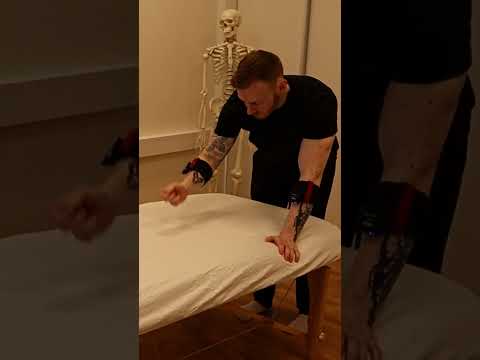The Sounds of Massage Table Setup  #asmr