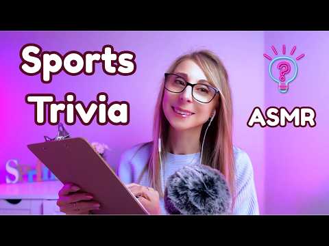 Trivia Night: ASMR Sports Edition 🏀⚽ 50 Questions + Bonus Rounds | Relaxing Whispered Quiz