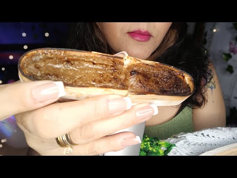 ASMR Comiendo Dulce típico de México cajeta quemada