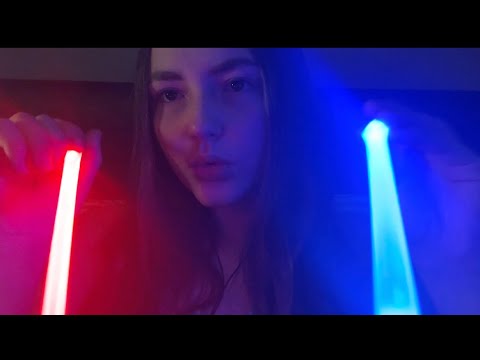 ASMR New Light Triggers & Handmovements ~Mouthsounds~