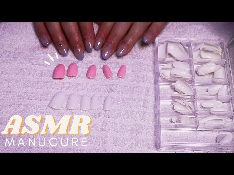 ASMR 💅 APPLICATION DE VERNIS SUR FAUX ONGLES