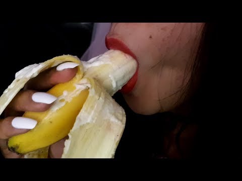 ASMR Big Banana + Whipped Cream