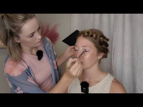 ASMR Perfectionist Braided Hairstyle Up Do With Makeup Application - Finishing Touches & Perfecting