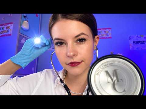 ASMR - Medizinische Untersuchung 👩‍⚕️ (Bauchschmerzen, Erkältung, Nackenschmerzen...) 