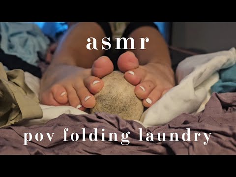 ASMR | Doing my laundry POV |no talking|