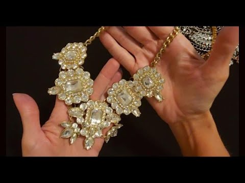 ASMR | Rhinestone Jewelry Show & Tell Part 7 (Whisper)