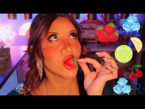 ASMR - Tapping & Eating Plastic Fruit 🍓 [NO TALKING]
