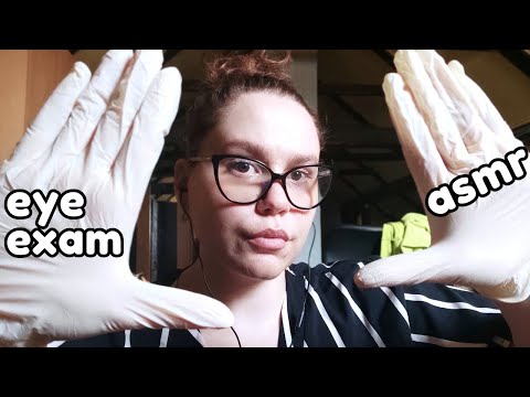 ASMR FAST eye exam  🎧✨(light triggers, glove sounds, follow instructions) 💤