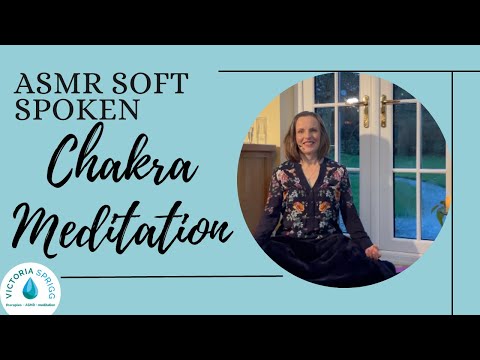 ASMR Guided Chakra Meditation with Colour Visualisation and Rain Sounds