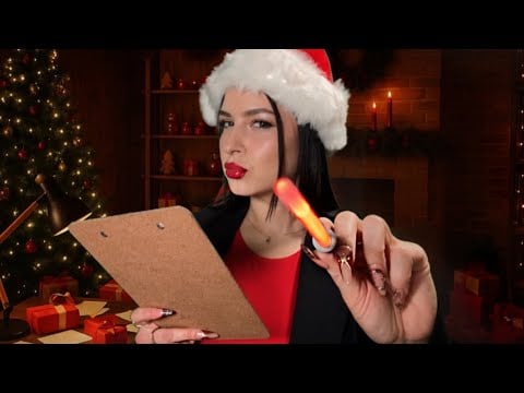 ASMR Naughty or Nice Inspection🧐🎄(Your name came up......)