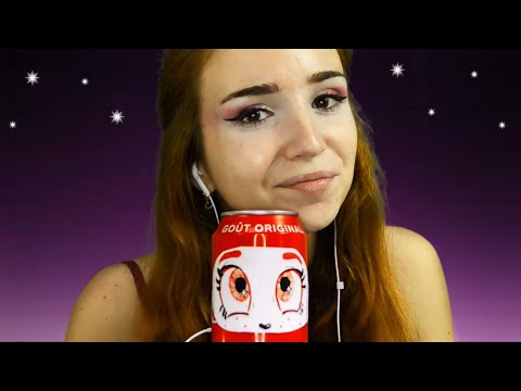 FAIRE DE L'ASMR AVEC : Une canette de Coca Cola