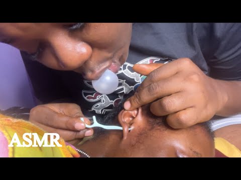 ASMR ✨ DENTAL FLOSSING YOUR DIRTY EARS, PLUS GENTLE WHISPERS