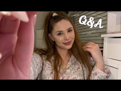 ASMR New Year Q&A 🤍✨🪩