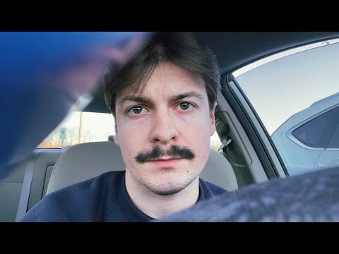 [LOFI ASMR] Tapping On Your Face with My Work Knife 2 | Car ASMR | Lens Tapping | Visual ASMR | RV