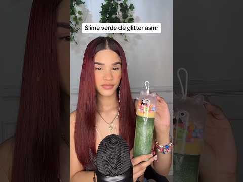Slime verde asmr #asmrslime #slime