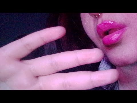 Asmr microphone sound  spit painting 🎨