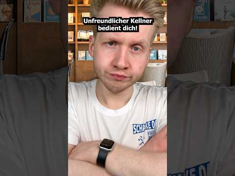 Unfreundlicher Kellner bedient dich! #asmr