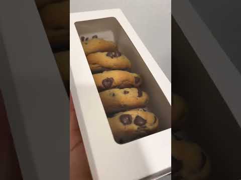 testing COOKIE boxes 🍪 #cookies #smallbusiness #chocolatechipcookies