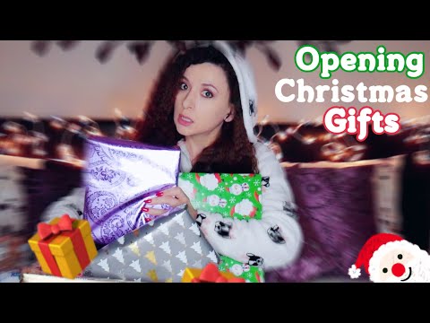 Opening Christmas Gifts *ASMR