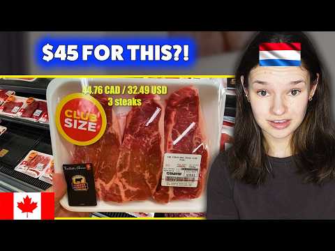 I’m European… These Canadian Prices SHOCKED Me 🇨🇦 (European Reacts)