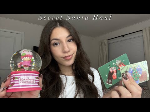 Lofi ASMR Secret Santa Gift Haul