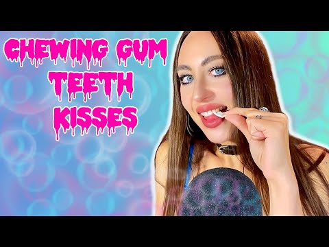 ASMR | KISSES | TEETH SOUNDS | CHEWING GUM | MOUTH TRIGGERS | BUBBLE GUM | HIGHT SENSITIVITY