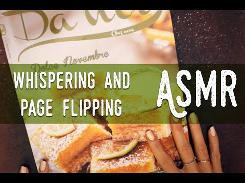 ASMR ita - Sfogliando Da Noi di Novembre (Whispering and Page Flipping)