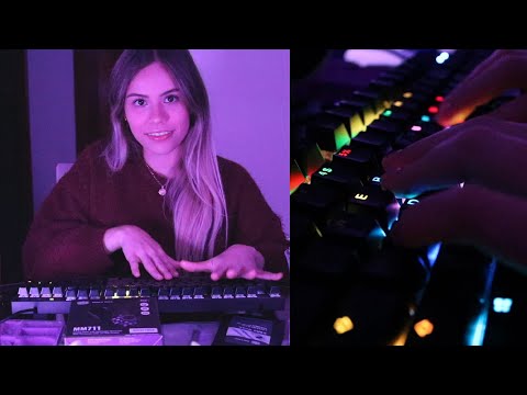 ASMR teclado MECÂNICO COMPLETO te faz RELAXAR