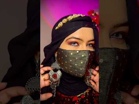 GRWM in DESI style ASMR #music #grwm #outfit #asmrmakeup