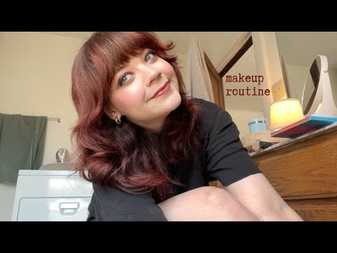 asmr get ready with me ~ go-to makeup routine