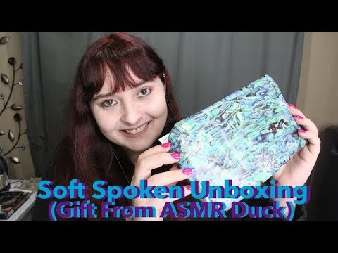 Soft Spoken Unboxing🎁🐦 (Gift From ASMR Duck)