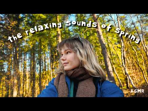 ASMR spend time in nature with me 🌳🌼