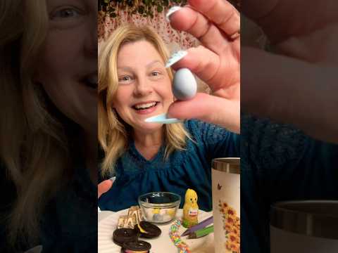 Sampling My Easter Snack Plate 😋💖 #eating #asmr #snackplate #chocolate ✨
